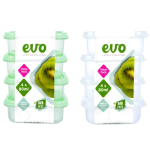 Mini Evo Plastic Containers 80ml - pack of 4's